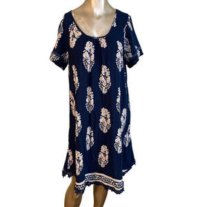 COCO + CARMEN L short sleeve dress beach vacation